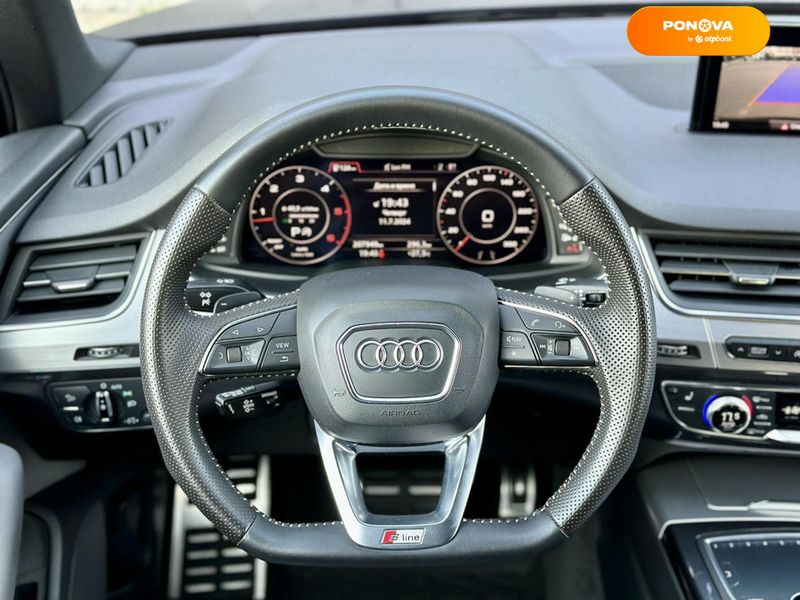 Audi Q7, 2017, Дизель, 3 л., 207 тис. км, Позашляховик / Кросовер, Чорний, Київ 107689 фото