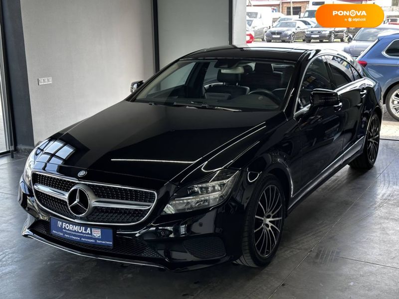 Mercedes-Benz CLS-Class, 2015, Дизель, 2.2 л., 154 тис. км, Седан, Чорний, Нововолинськ 44596 фото