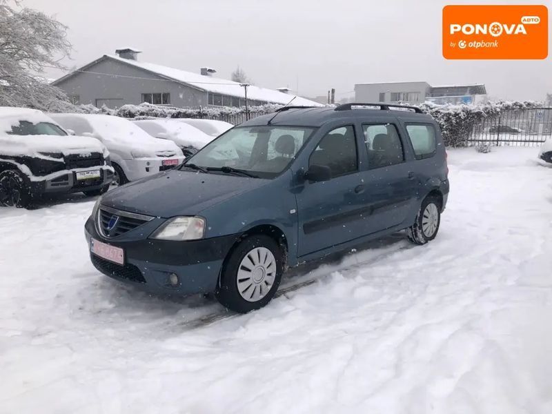 Dacia Logan MCV, 2008 р., Бензин, 199 тис. км, Універсал, Синій, Полтава AT-10410246 фото