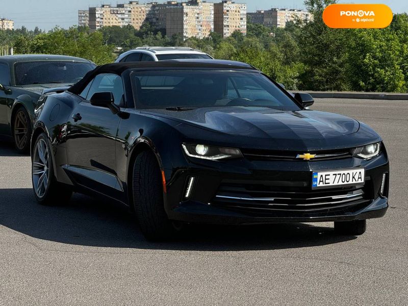 Chevrolet Camaro, 2017, Бензин, 3.6 л., 93 тыс. км, Кабриолет, Чорный, Кривой Рог 52252 фото