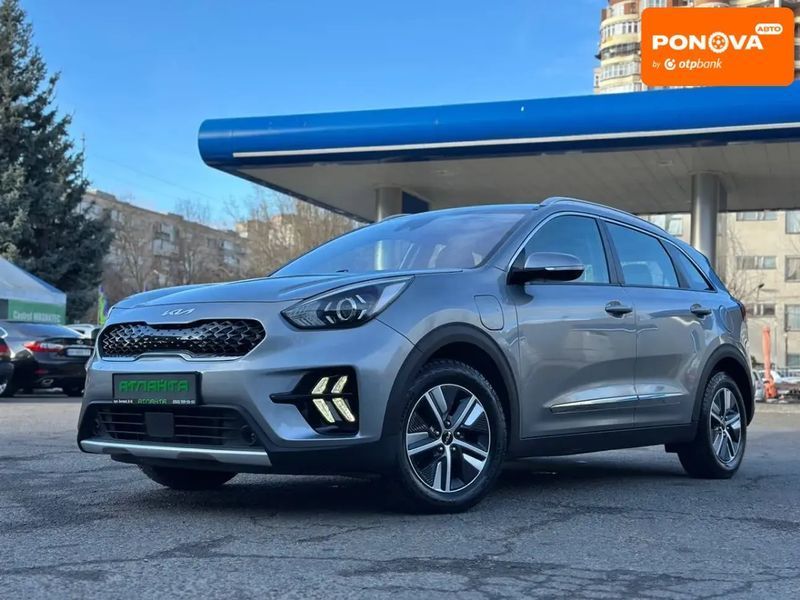 Kia Niro, 2021 р., Гібрид (PHEV), 57 тис. км, Позашляховик / Кросовер, Сірий, Одеса AT-10409562 фото