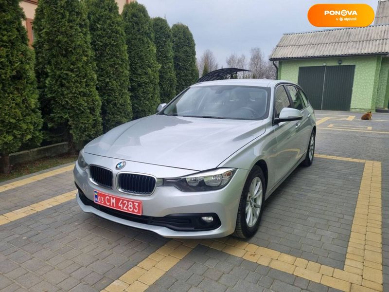 BMW 3 Series, 2017, Дизель, 2 л., 267 тыс. км, Универсал, Серый, Калуш Cars-Pr-69097 фото