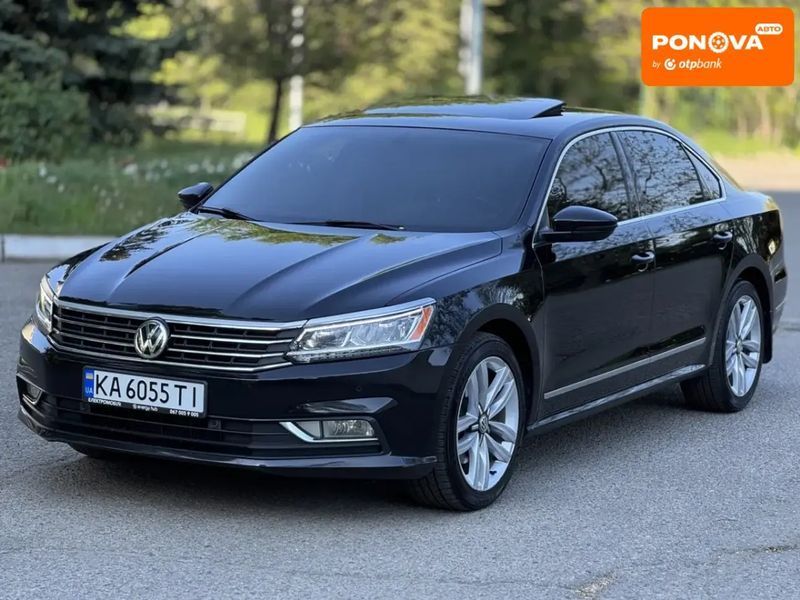 Volkswagen Passat, 2016 р., Бензин, 194 тис. км, Седан, Чорний, Дніпро (Дніпропетровськ) AT-10418228 фото