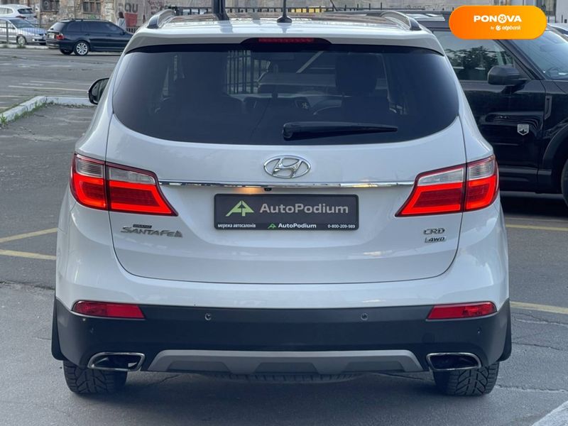 Hyundai Grand Santa Fe, 2015, Дизель, 2.2 л., 230 тис. км, Позашляховик / Кросовер, Білий, Київ 39387 фото