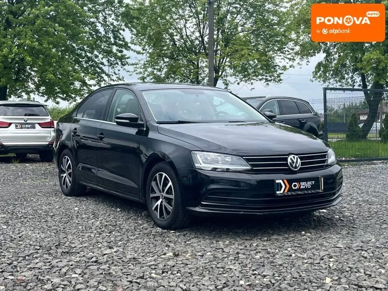 Volkswagen Jetta, 2017 р., Бензин, 75 тис. км, Седан, Чорний, Львів AT-10400460 фото