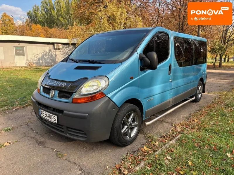 Renault Trafic, 2003 р., Дизель, 360 тис. км, Мінівен, Синій, Кривий Ріг AT-10403299 фото