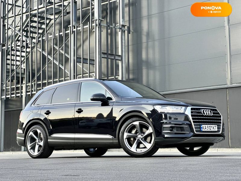 Audi Q7, 2017, Дизель, 3 л., 207 тис. км, Позашляховик / Кросовер, Чорний, Київ 107689 фото