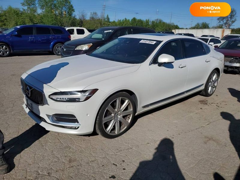 Volvo S90, 2018, Бензин, 2 л., 135 тыс. км, Седан, Белый, Ужгород Cars-EU-US-KR-52478 фото