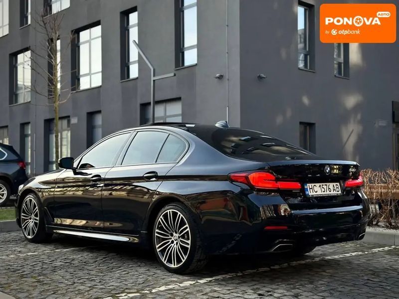 BMW 5 Series, 2018 р., Бензин, 105 тис. км, Седан, Чорний, Львів AT-10401978 фото