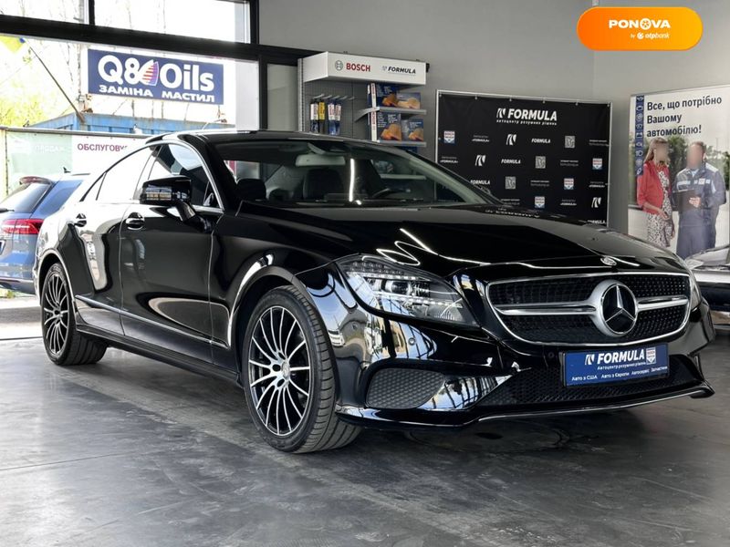 Mercedes-Benz CLS-Class, 2015, Дизель, 2.2 л., 154 тис. км, Седан, Чорний, Нововолинськ 44596 фото