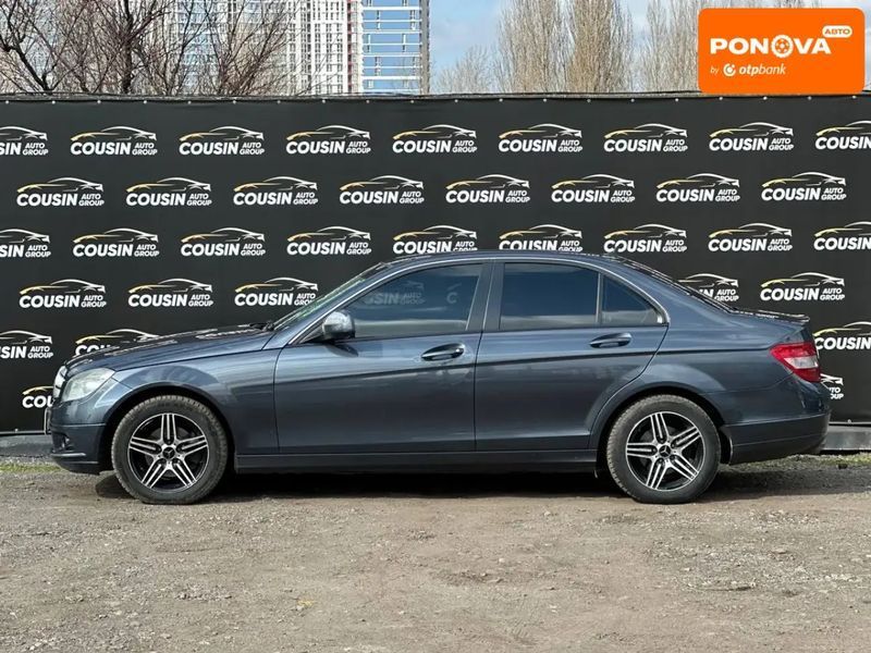 Mercedes-Benz C-Class, 2008 р., Дизель, 336 тис. км, Седан, Сірий, Київ AT-10412075 фото