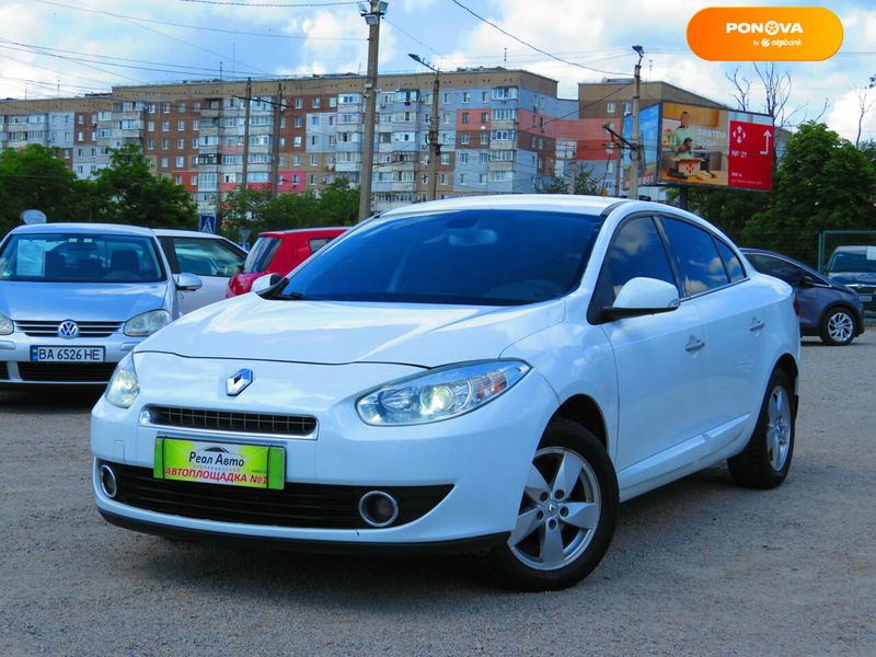 Renault Fluence, 2011, Бензин, 2 л., 198 тис. км, Седан, Білий, Кропивницький (Кіровоград) 51802 фото