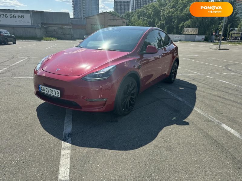 Tesla Model Y, 2023, Електро, 1 тыс. км, Внедорожник / Кроссовер, Красный, Киев Cars-Pr-68670 фото