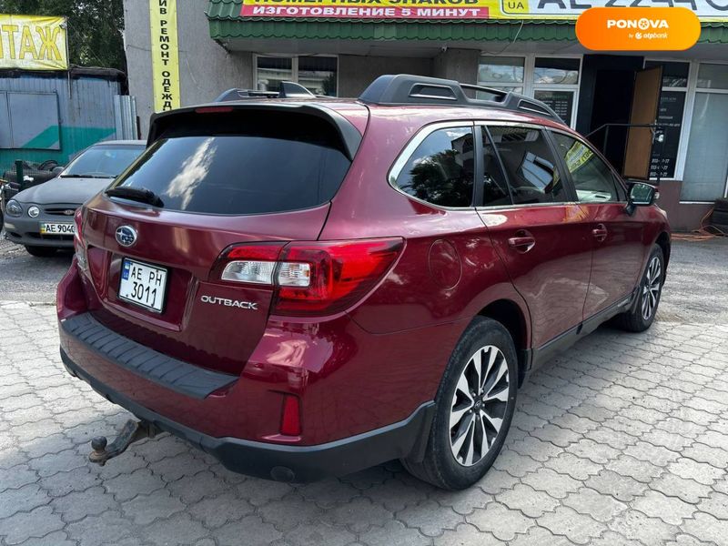 Subaru Outback, 2016, Бензин, 2.5 л., 80 тис. км, Універсал, Червоний, Дніпро (Дніпропетровськ) Cars-Pr-66564 фото