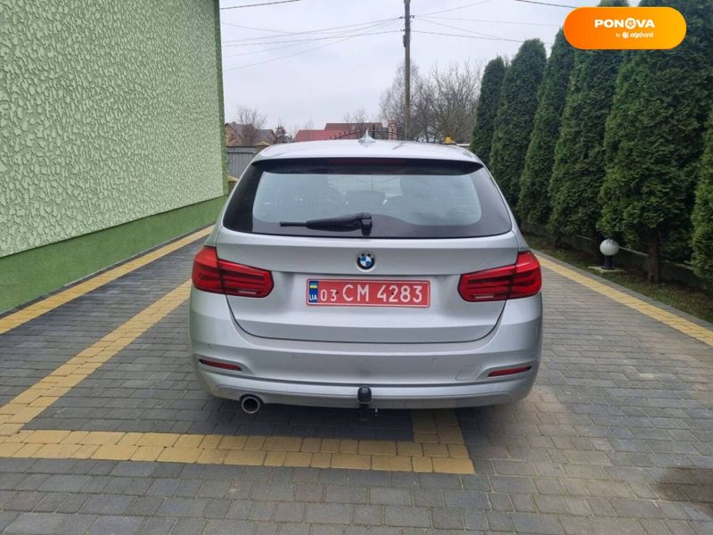 BMW 3 Series, 2017, Дизель, 2 л., 267 тыс. км, Универсал, Серый, Калуш Cars-Pr-69097 фото