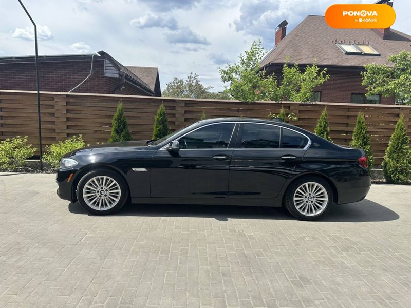 BMW 5 Series, 2014, Бензин, 3 л., 195 тыс. км, Седан, Чорный, Черкассы Cars-Pr-68549 фото
