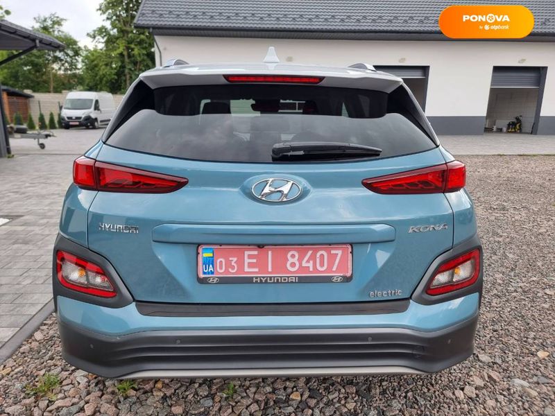 Hyundai Kona, 2019, Електро, 82 тис. км, Позашляховик / Кросовер, Синій, Радивилів Cars-Pr-65025 фото