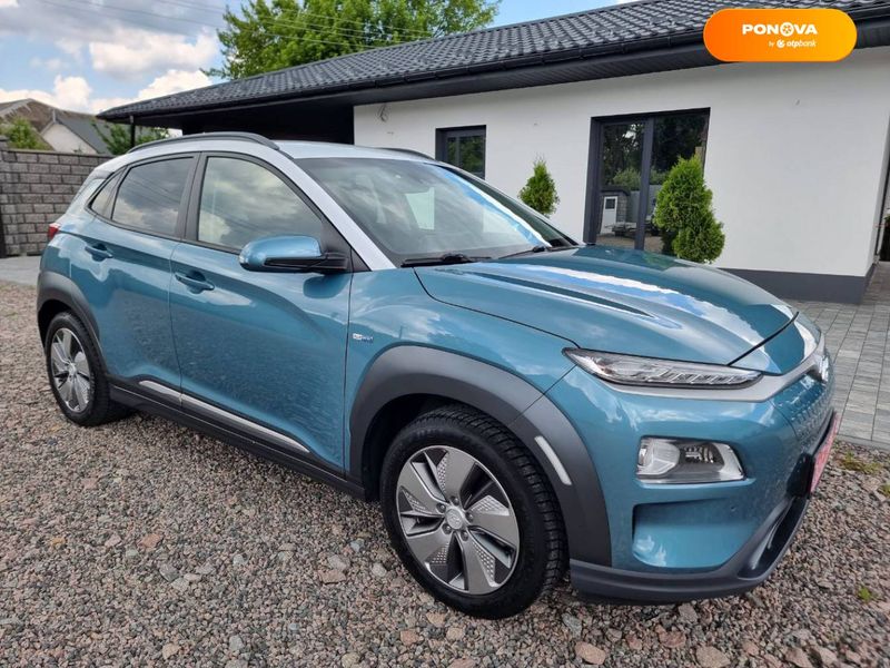 Hyundai Kona, 2019, Електро, 82 тис. км, Позашляховик / Кросовер, Синій, Радивилів Cars-Pr-65025 фото