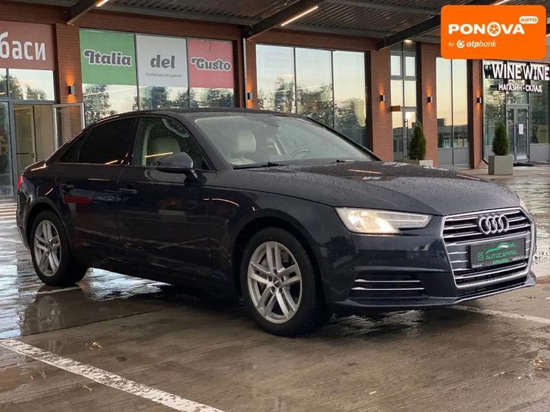 Audi A4, 2016 р., Бензин, 150 тис. км, Седан, Синій, Київ AT-10419099 фото