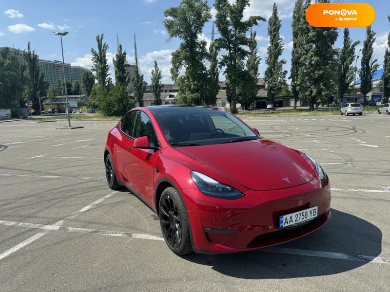 Tesla Model Y, 2023, Електро, 1 тыс. км, Внедорожник / Кроссовер, Красный, Киев Cars-Pr-68670 фото