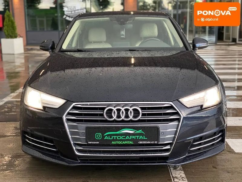 Audi A4, 2016 р., Бензин, 150 тис. км, Седан, Синій, Київ AT-10419099 фото
