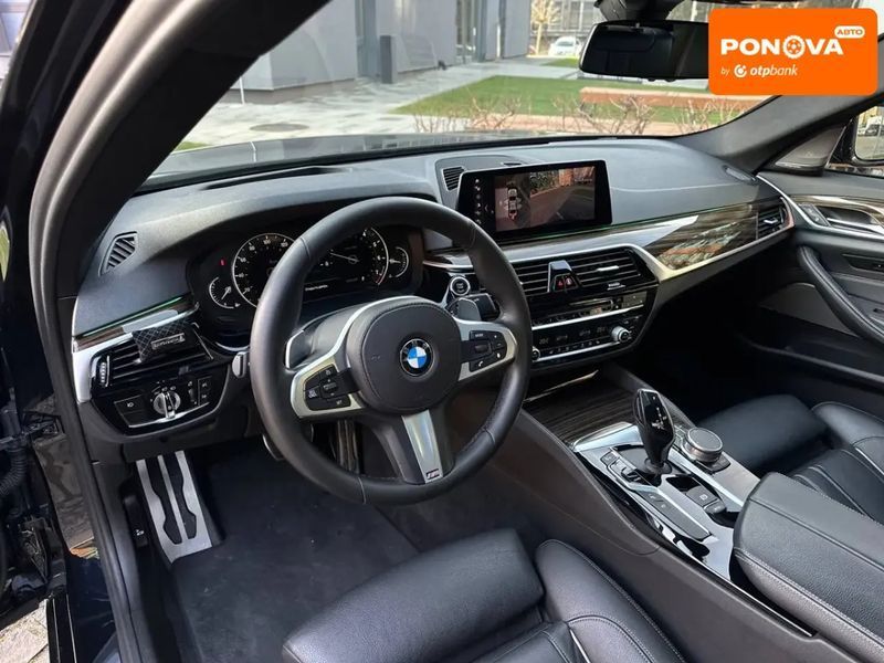 BMW 5 Series, 2018 р., Бензин, 105 тис. км, Седан, Чорний, Львів AT-10401978 фото