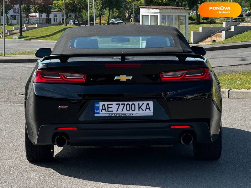 Chevrolet Camaro, 2017, Бензин, 3.6 л., 93 тыс. км, Кабриолет, Чорный, Кривой Рог 52252 фото