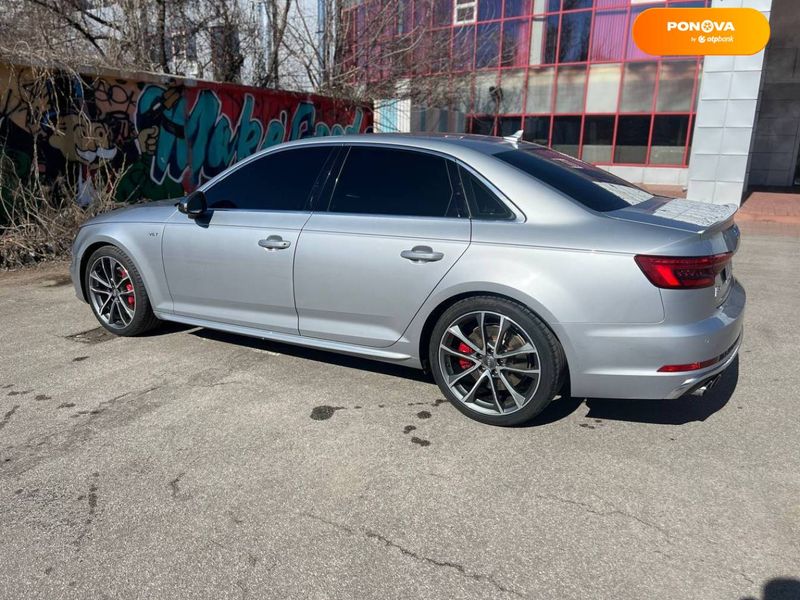 Audi S4, 2017, Бензин, 3 л., 66 тис. км, Седан, Сірий, Київ 45700 фото