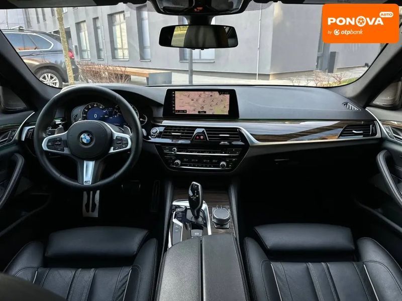 BMW 5 Series, 2018 р., Бензин, 105 тис. км, Седан, Чорний, Львів AT-10401978 фото