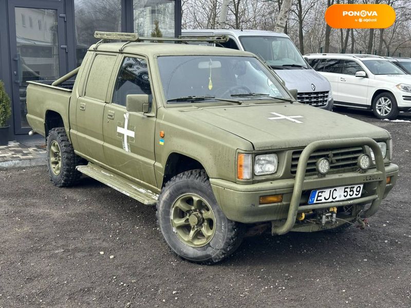 Mitsubishi L 200, 1996, Бензин, 2.5 л., 300 тыс. км, Пікап, Зеленый, Киев 36968 фото