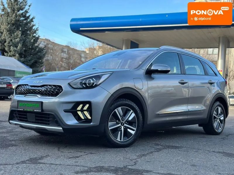 Kia Niro, 2021 р., Гібрид (PHEV), 57 тис. км, Позашляховик / Кросовер, Сірий, Одеса AT-10409562 фото