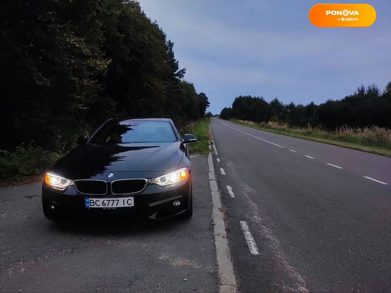 BMW 4 Series, 2015, Бензин, 3 л., 158 тыс. км, Купе, Чорный, Львов Cars-Pr-67561 фото