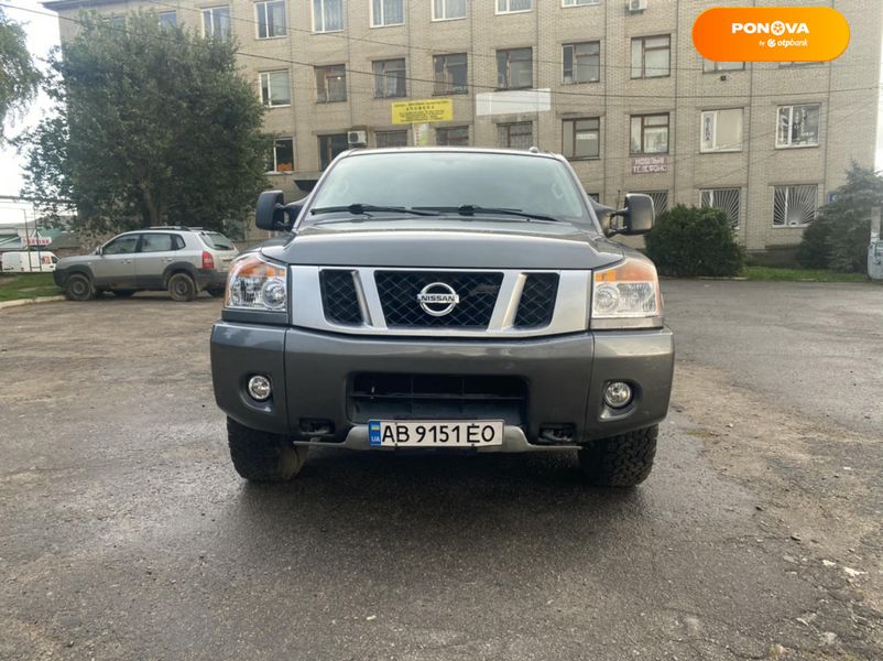 Nissan Titan, 2014, Газ пропан-бутан / Бензин, 5.55 л., 143 тис. км, Пікап, Сірий, Томашпіль Cars-Pr-191057 фото