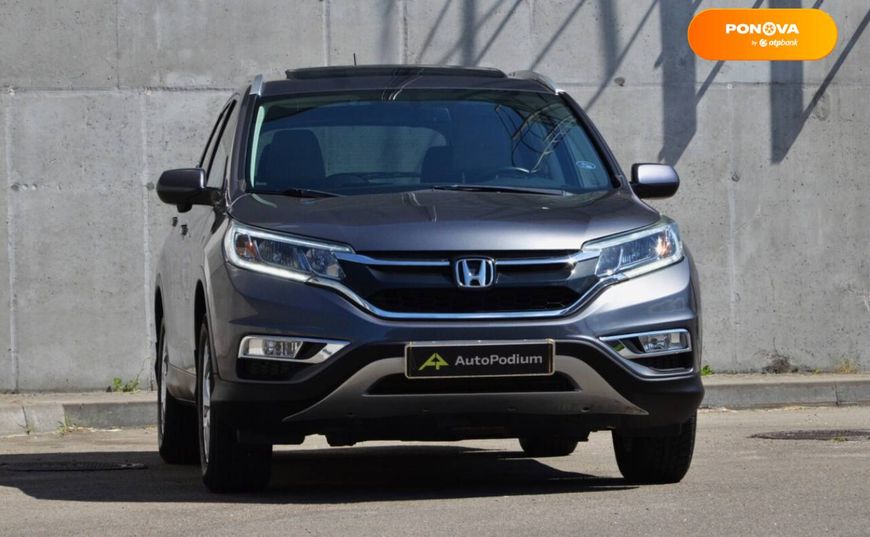 Honda CR-V, 2015, Бензин, 2.36 л., 65 тис. км, Позашляховик / Кросовер, Сірий, Київ 107367 фото