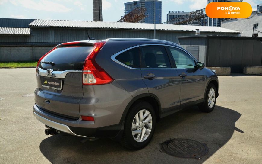 Honda CR-V, 2015, Бензин, 2.36 л., 65 тис. км, Позашляховик / Кросовер, Сірий, Київ 107367 фото