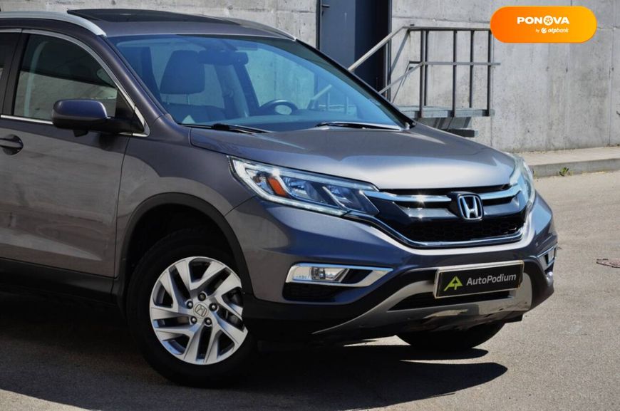 Honda CR-V, 2015, Бензин, 2.36 л., 65 тис. км, Позашляховик / Кросовер, Сірий, Київ 107367 фото