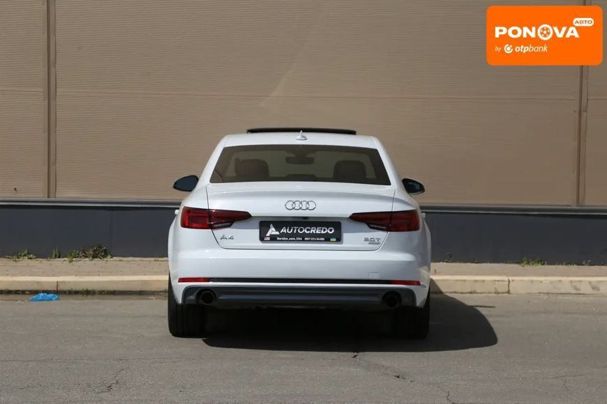 Audi A4, 2017 р., Бензин, 139 тис. км, Седан, Білий, Київ AT-10417451 фото