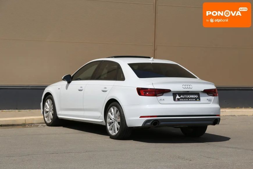 Audi A4, 2017 р., Бензин, 139 тис. км, Седан, Білий, Київ AT-10417451 фото