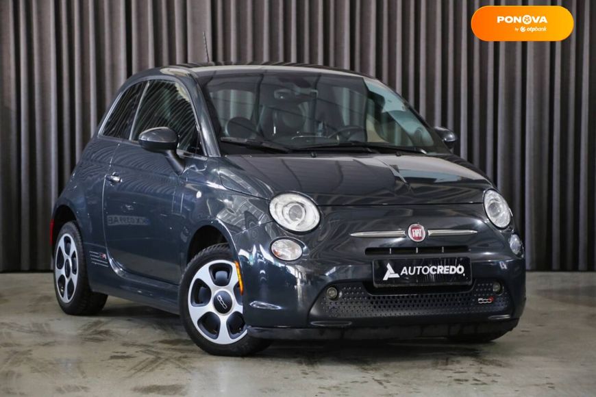 Fiat 500e, 2016, Електро, 121 тыс. км, Хетчбек, Серый, Киев 32437 фото