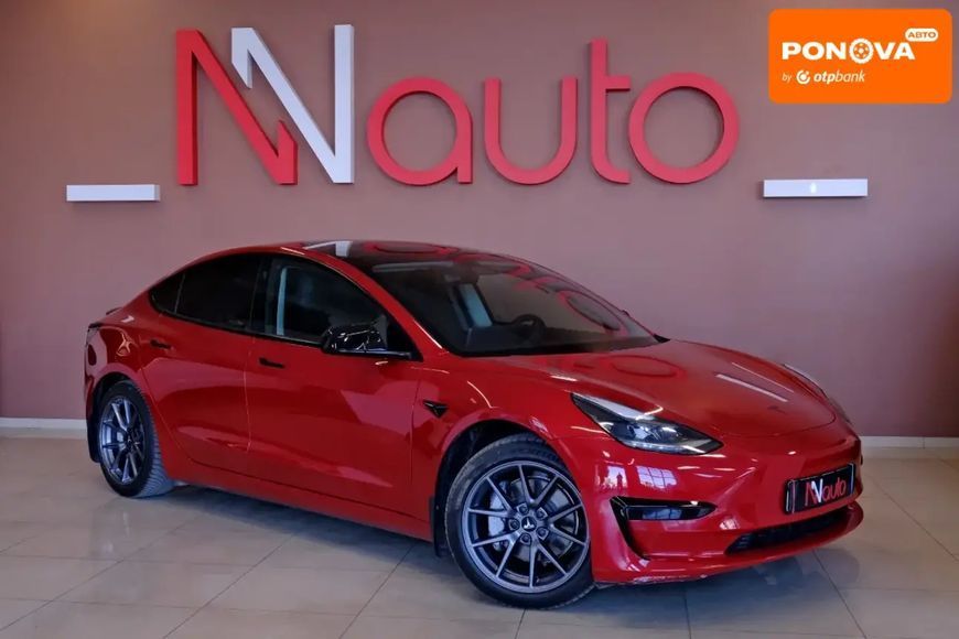 Tesla Model 3, 2021 р., Електро, 120 тис. км, Седан, Червоний, Одеса AT-10416832 фото