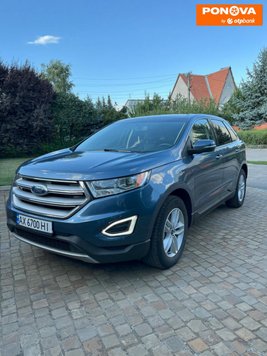 Ford Edge, 2018, Газ пропан-бутан / Бензин, 3.5 л., 86 тис. км, Позашляховик / Кросовер, Синій, Харків Cars-Pr-277666 фото