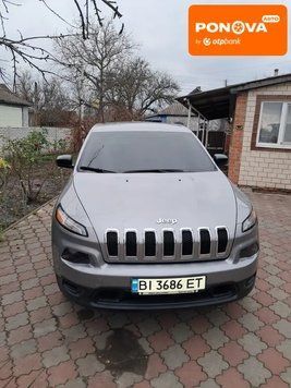 Jeep Cherokee, 2014 р., Газ пропан-бутан / Бензин, 129 тис. км, Позашляховик / Кросовер, Сірий, Заводське AT-10413537 фото