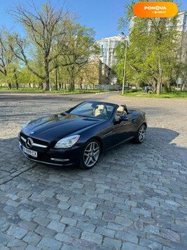 Mercedes-Benz SLK-Class, 2014, Бензин, 1.8 л., 100 тис. км, Родстер, Синій, Київ Cars-Pr-235517 фото