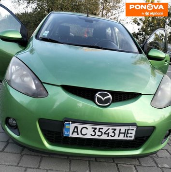 Mazda 2, 2008, Дизель, 1.4 л., 235 тис. км, Хетчбек, Зелений, Луцьк Cars-Pr-263215 фото