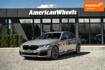 BMW 5 Series, 2021 р., Гібрид (HEV), 116 тис. км, Седан, Сірий, Чернівці AT-10416163 фото