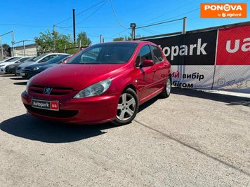 Peugeot 307, 2004, Бензин, 2 л., 235 тис. км, Хетчбек, Червоний, Запоріжжя 43779 фото