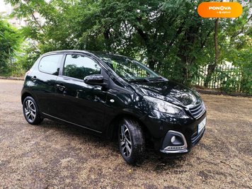 Peugeot 108, 2016, 1 л., 90 тис. км, Хетчбек, Чорний, Ужгород Cars-Pr-217616 фото