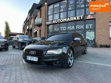 Audi S8, 2013 р., Бензин, 220 тис. км, Седан, Сірий, Івано-Франківськ AT-10416707 фото