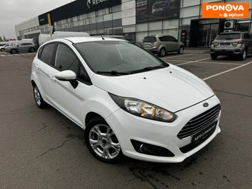 Ford Fiesta, 2015, Бензин, 1 л., 110 тис. км, Хетчбек, Білий, Київ 280019 фото