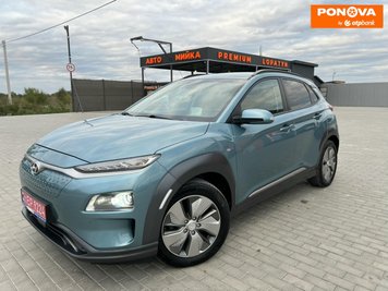 Hyundai Kona, 2019, Електро, 153 тис. км, Позашляховик / Кросовер, Зелений, Лопатин 278353 фото